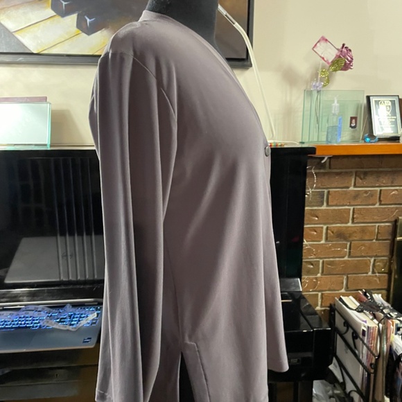Sympli, 25118 Icon Cardigan Gray Size 8 - Picture 3 of 6